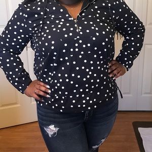 Blue Polka Dot Jacket